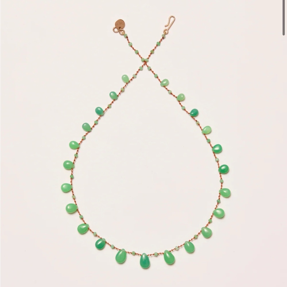 Brand New Ivarene French Elegant Drops & Beads 'Evergreen' Necklace